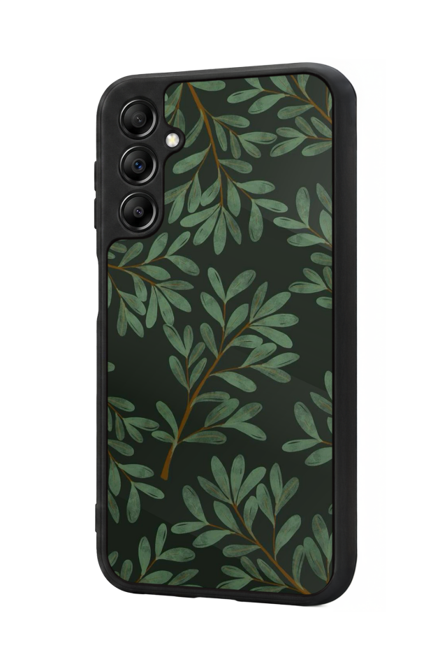 Samsung Galaxy A14 Uyumlu Botanik Tasarımlı Glossy Premium Kılıf
