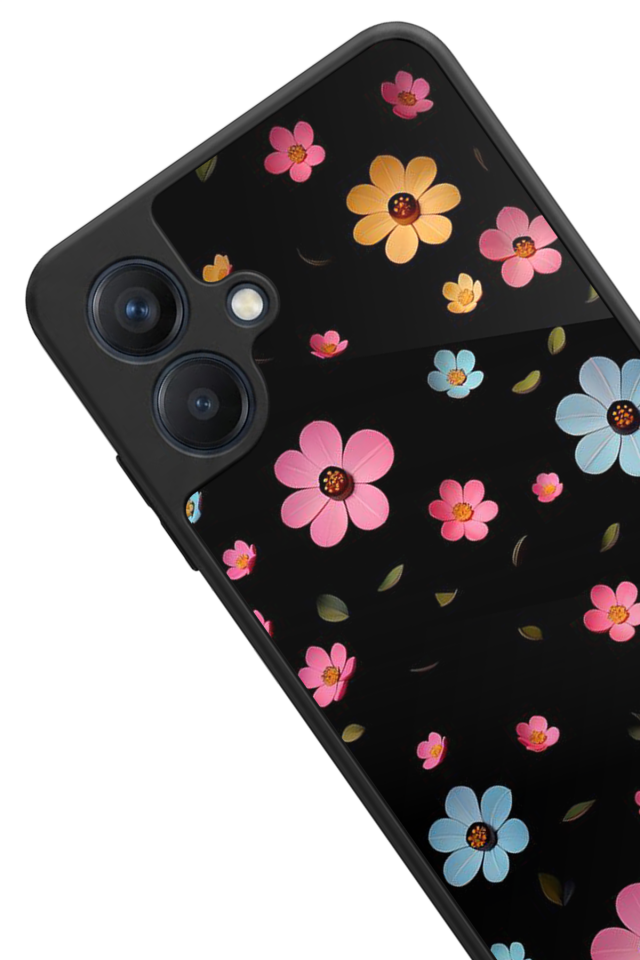 Samsung Galaxy A07 Uyumlu Cicek Tasarımlı Glossy Premium Kılıf