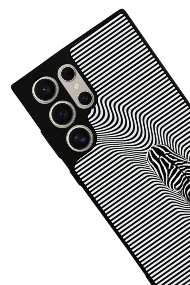 Samsung Galaxy S23 Ultra Uyumlu Çizgi Sanatı Tasarımlı Glossy Premium Kılıf