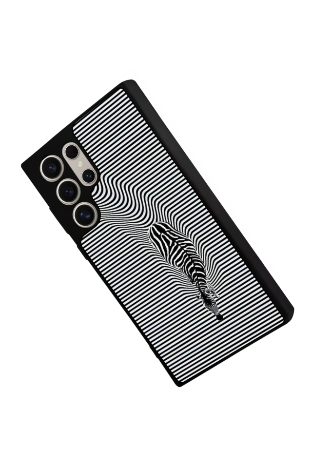 Samsung Galaxy S23 Ultra Uyumlu Çizgi Sanatı Tasarımlı Glossy Premium Kılıf