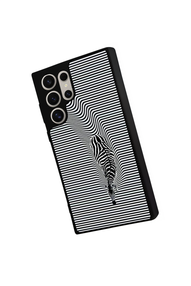 Samsung Galaxy S23 Ultra Uyumlu Çizgi Sanatı Tasarımlı Glossy Premium Kılıf