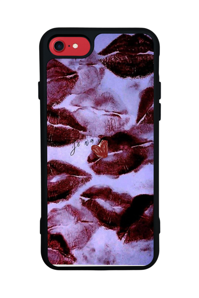 iPhone SE Uyumlu Dudak Tasarımlı Glossy Premium Kılıf