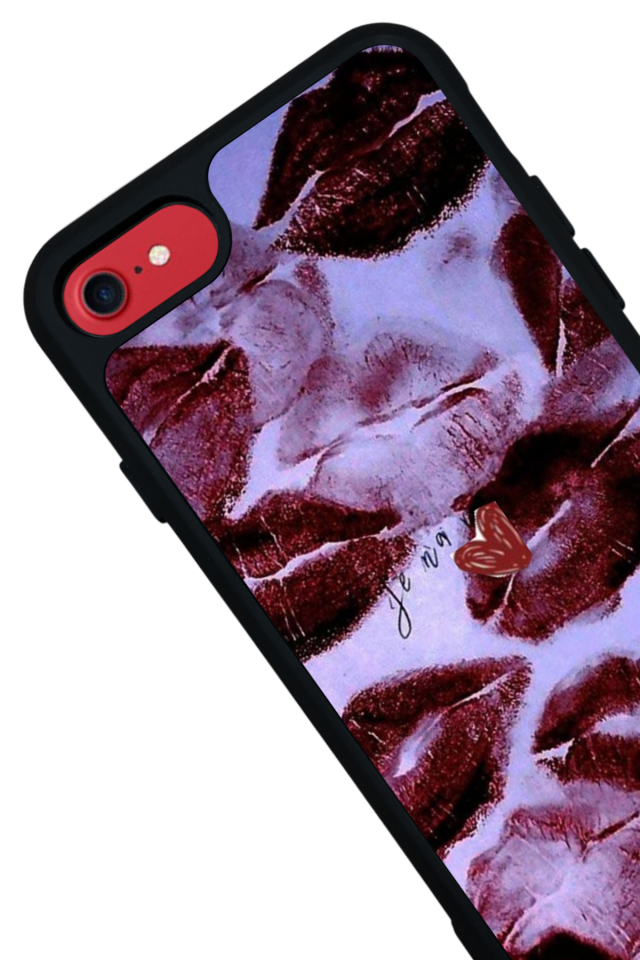 iPhone SE Uyumlu Dudak Tasarımlı Glossy Premium Kılıf
