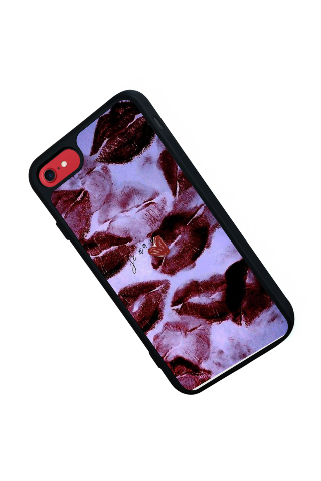 iPhone SE Uyumlu Dudak Tasarımlı Glossy Premium Kılıf