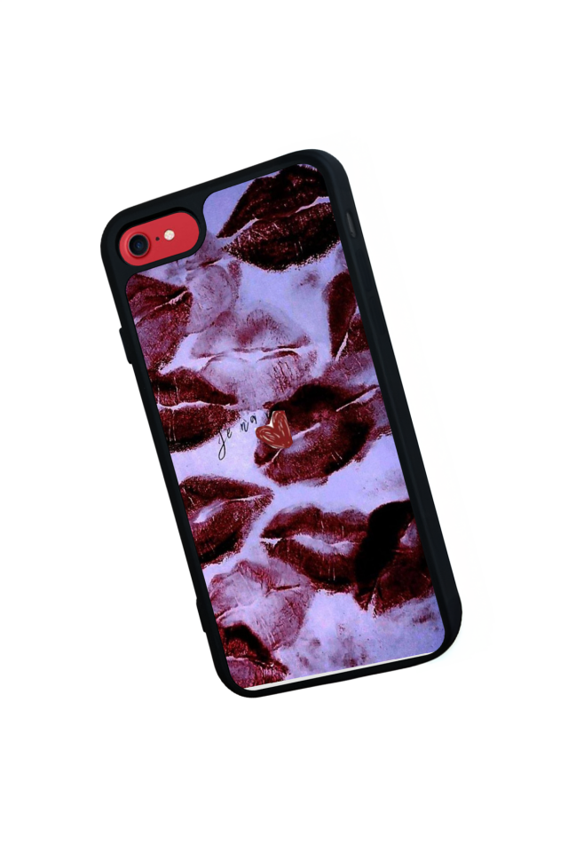 iPhone SE Uyumlu Dudak Tasarımlı Glossy Premium Kılıf