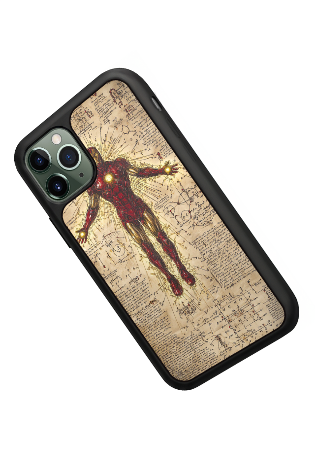 iPhone 11 Pro Uyumlu Iron Man ( Demir Adam ) Tasarımlı Glossy Premium Kılıf