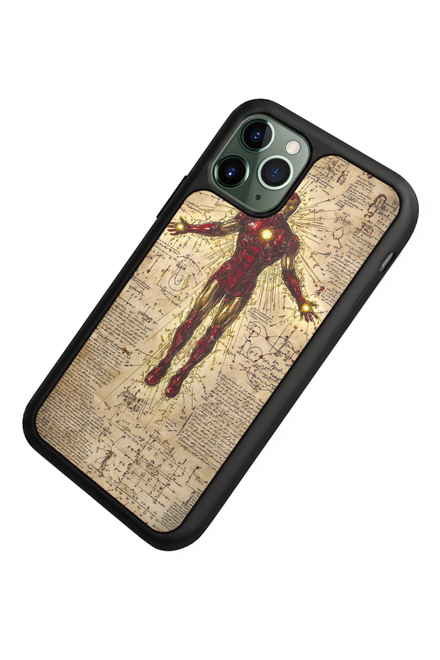 iPhone 11 Pro Uyumlu Iron Man ( Demir Adam ) Tasarımlı Glossy Premium Kılıf