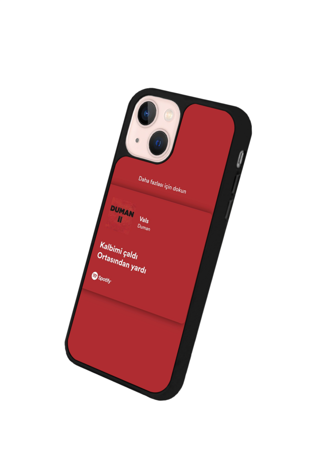 iPhone 14 Plus Uyumlu Sarki Sozleri Tasarımlı Glossy Premium Kılıf