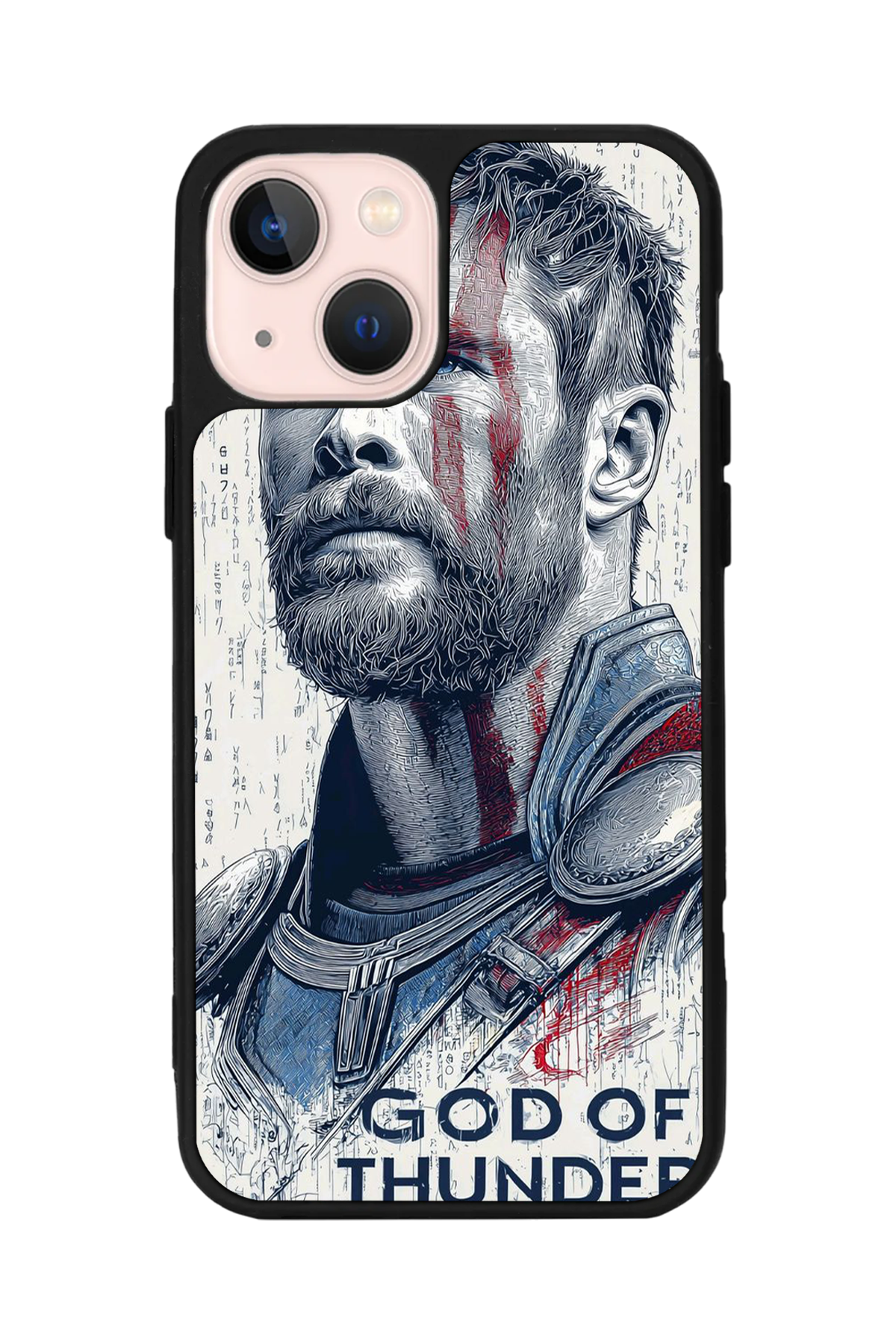 iPhone 13/14 Uyumlu Thor Tasarımlı Glossy Premium Kılıf
