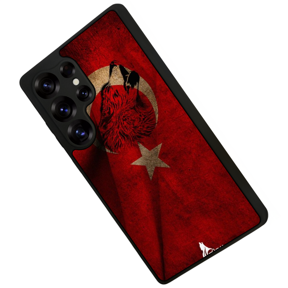 Samsung Galaxy S25 Ultra Uyumlu Türk Bayragi Tasarımlı Glossy Premium Kılıf