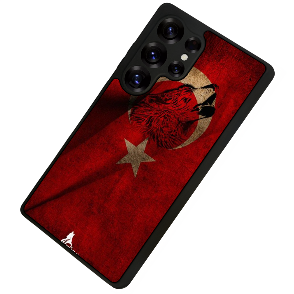 Samsung Galaxy S25 Ultra Uyumlu Türk Bayragi Tasarımlı Glossy Premium Kılıf