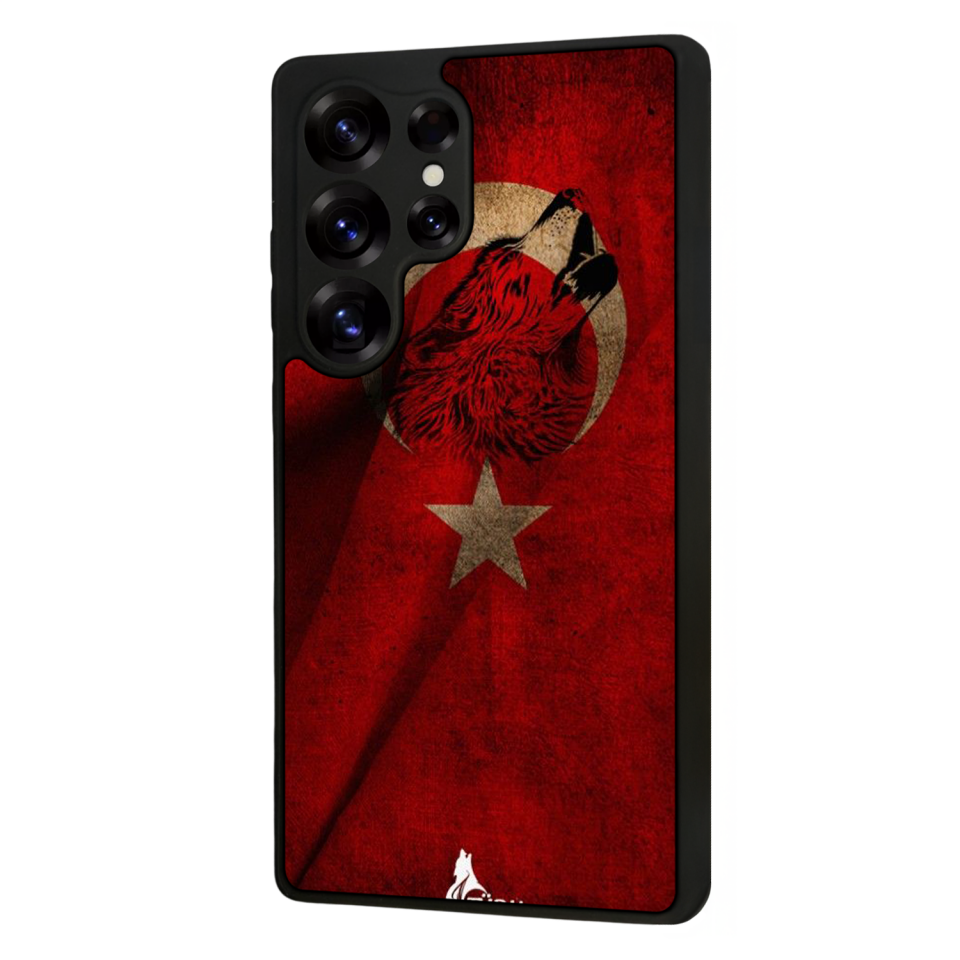 Samsung Galaxy S25 Ultra Uyumlu Türk Bayragi Tasarımlı Glossy Premium Kılıf