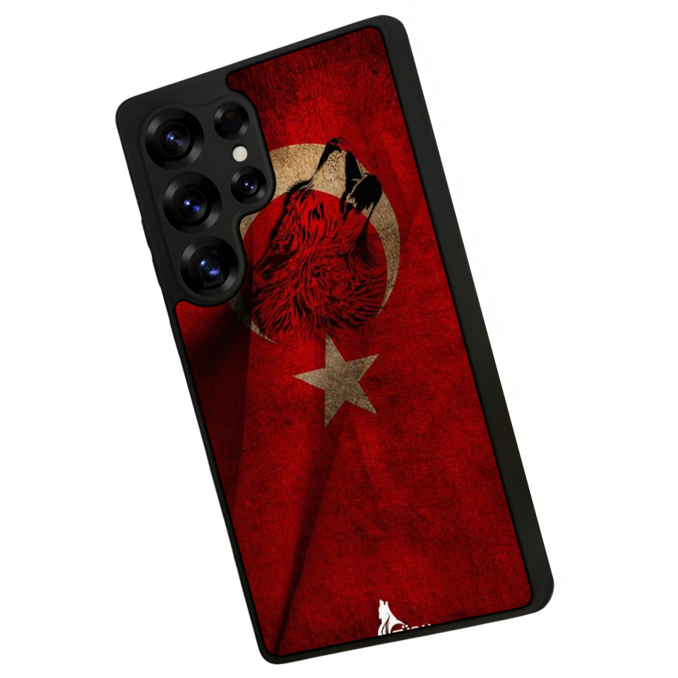 Samsung Galaxy S25 Ultra Uyumlu Türk Bayragi Tasarımlı Glossy Premium Kılıf