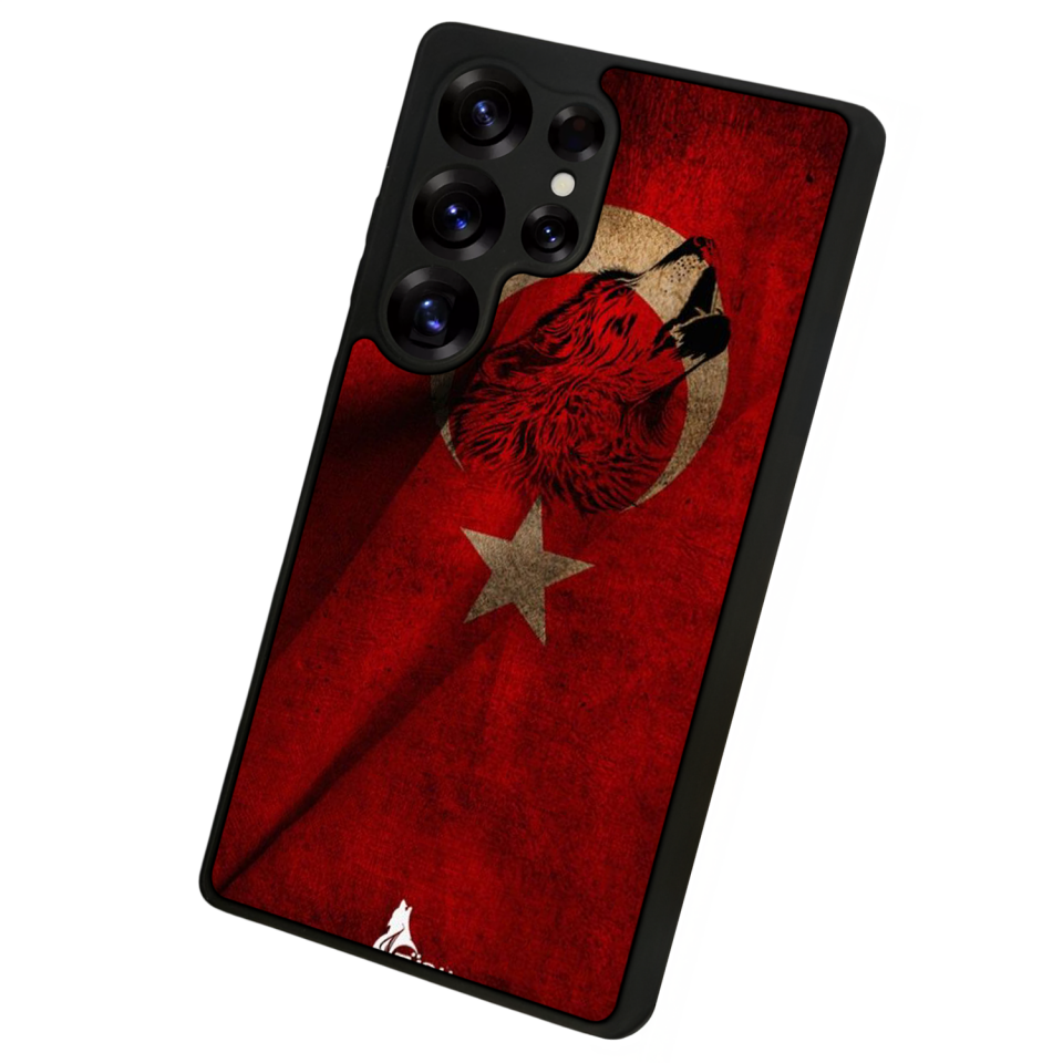 Samsung Galaxy S25 Ultra Uyumlu Türk Bayragi Tasarımlı Glossy Premium Kılıf