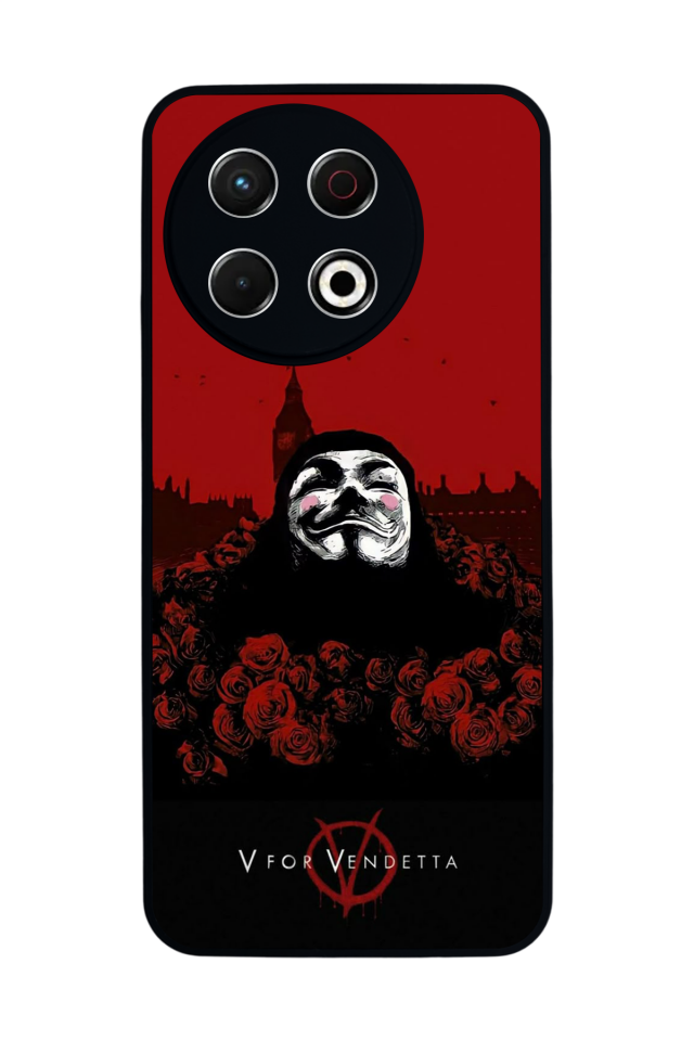 Tecno Spark 30 Pro Uyumlu Vendetta Tasarımlı Glossy Premium Kılıf