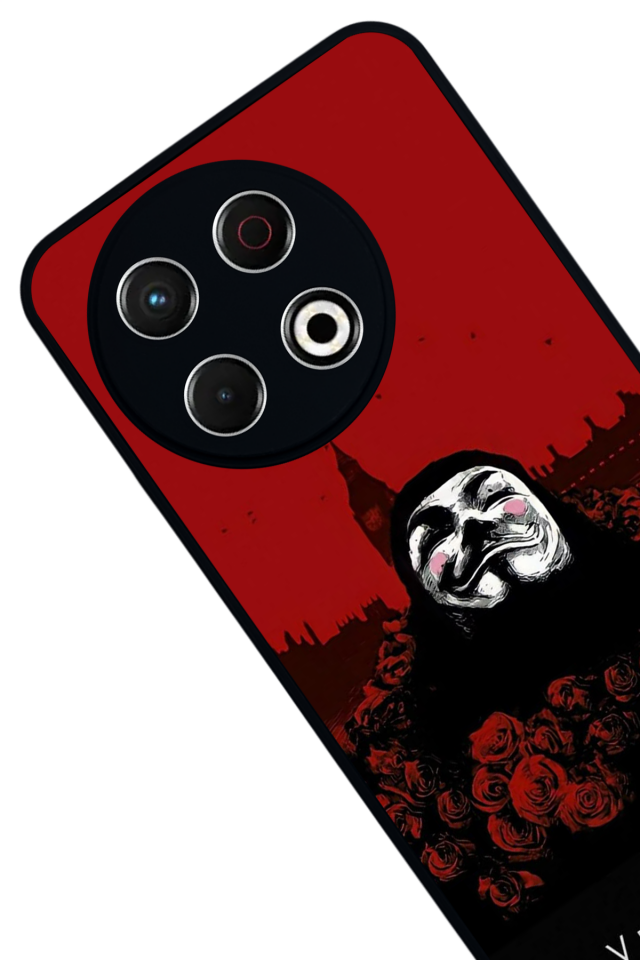 Tecno Spark 30 Pro Uyumlu Vendetta Tasarımlı Glossy Premium Kılıf