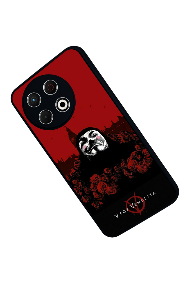 Tecno Spark 30 Pro Uyumlu Vendetta Tasarımlı Glossy Premium Kılıf