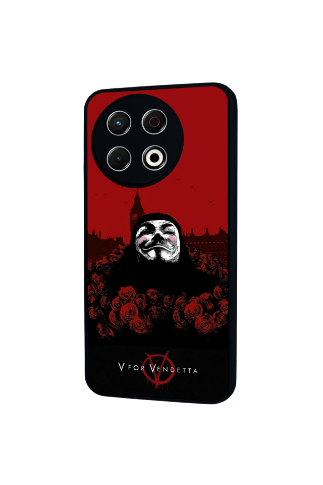 Tecno Spark 30 Pro Uyumlu Vendetta Tasarımlı Glossy Premium Kılıf