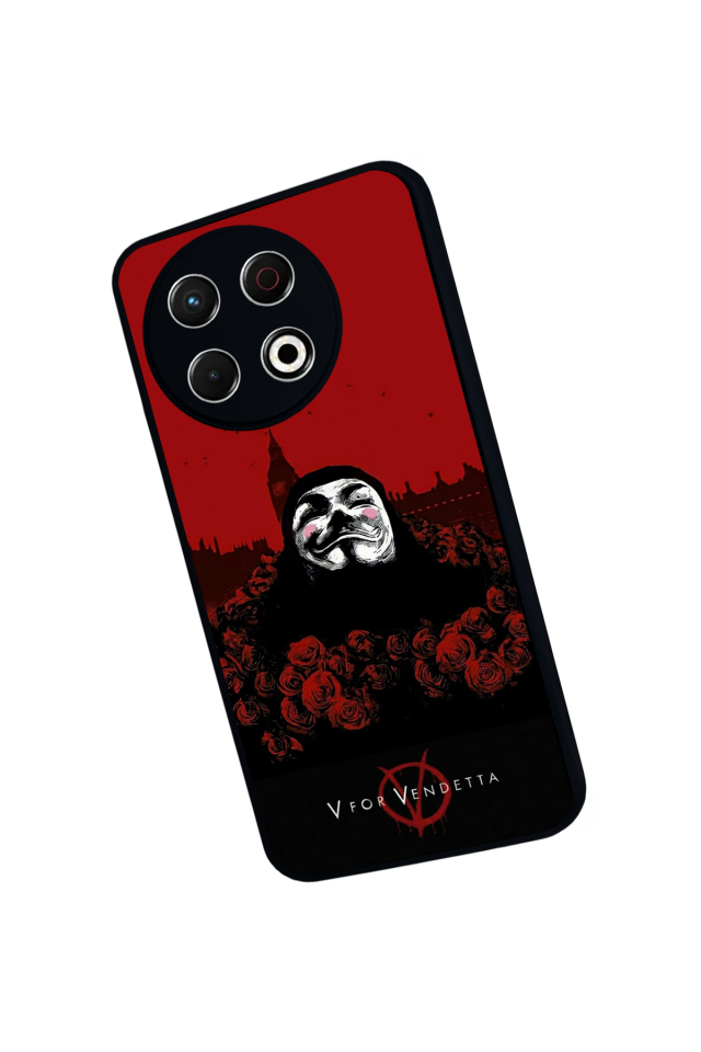 Tecno Spark 30 Pro Uyumlu Vendetta Tasarımlı Glossy Premium Kılıf