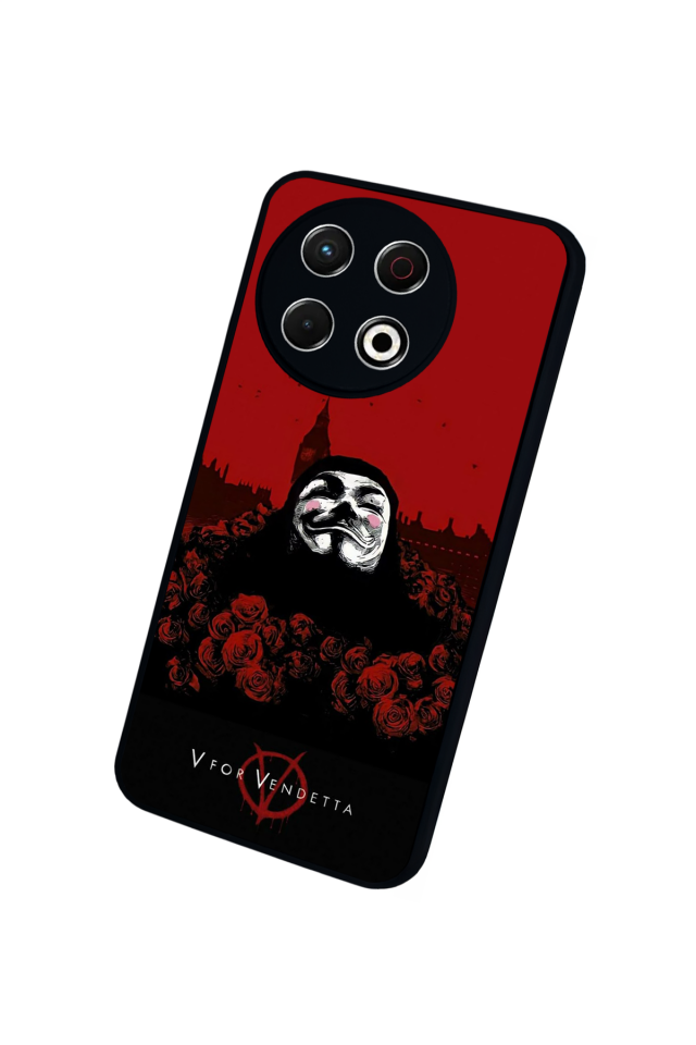 Tecno Spark 30 Pro Uyumlu Vendetta Tasarımlı Glossy Premium Kılıf