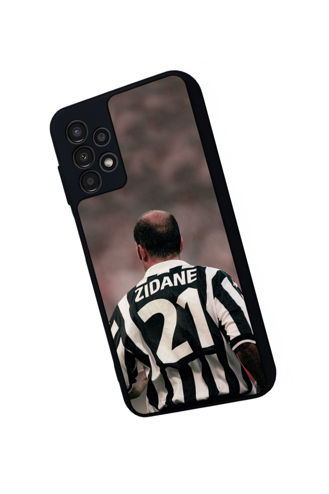 Samsung Galaxy A13 Uyumlu Zidane Tasarımlı Glossy Premium Kılıf