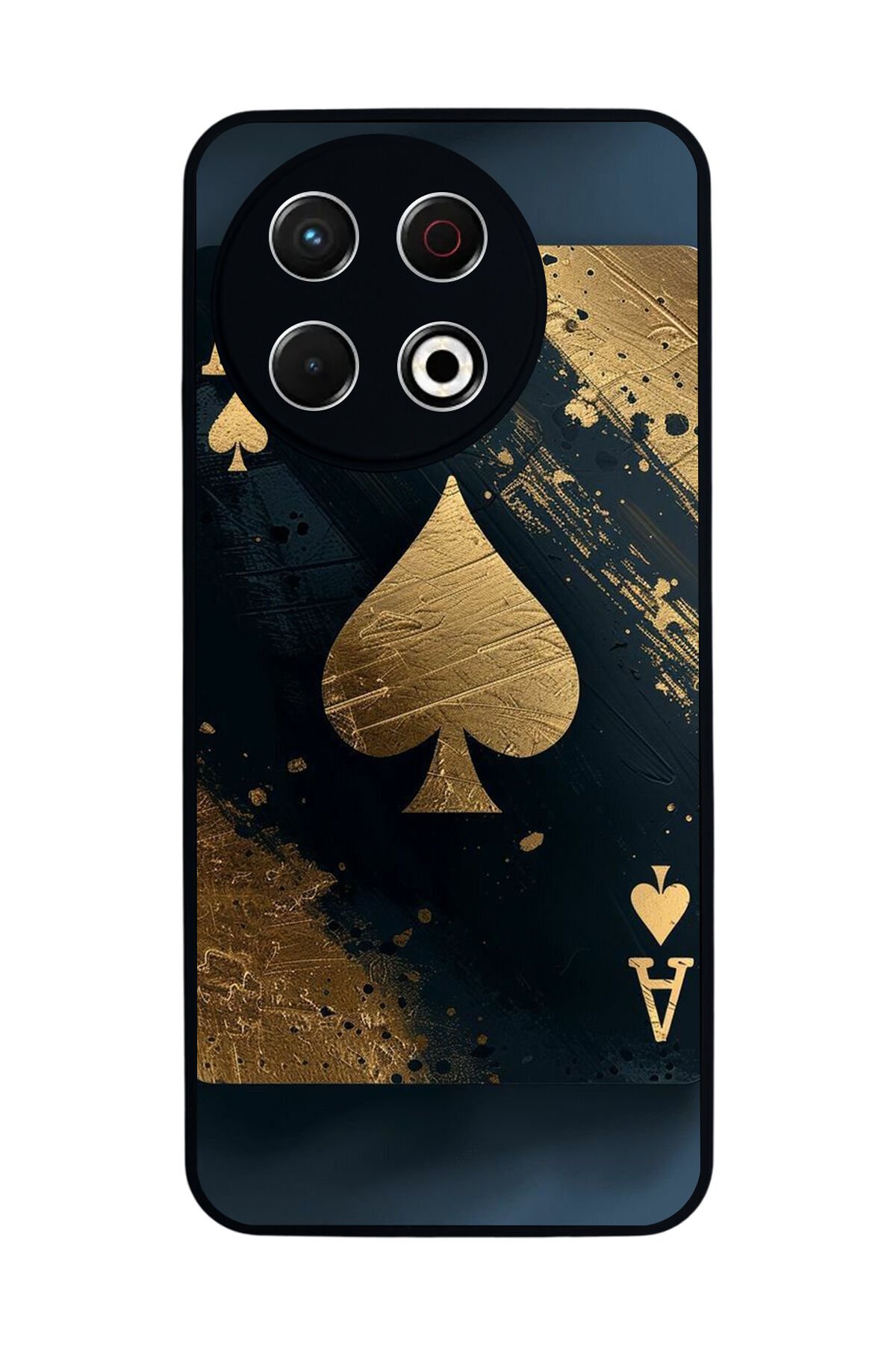 Tecno Spark 30 Pro Uyumlu Kart Tasarımlı Glossy Premium Kılıf
