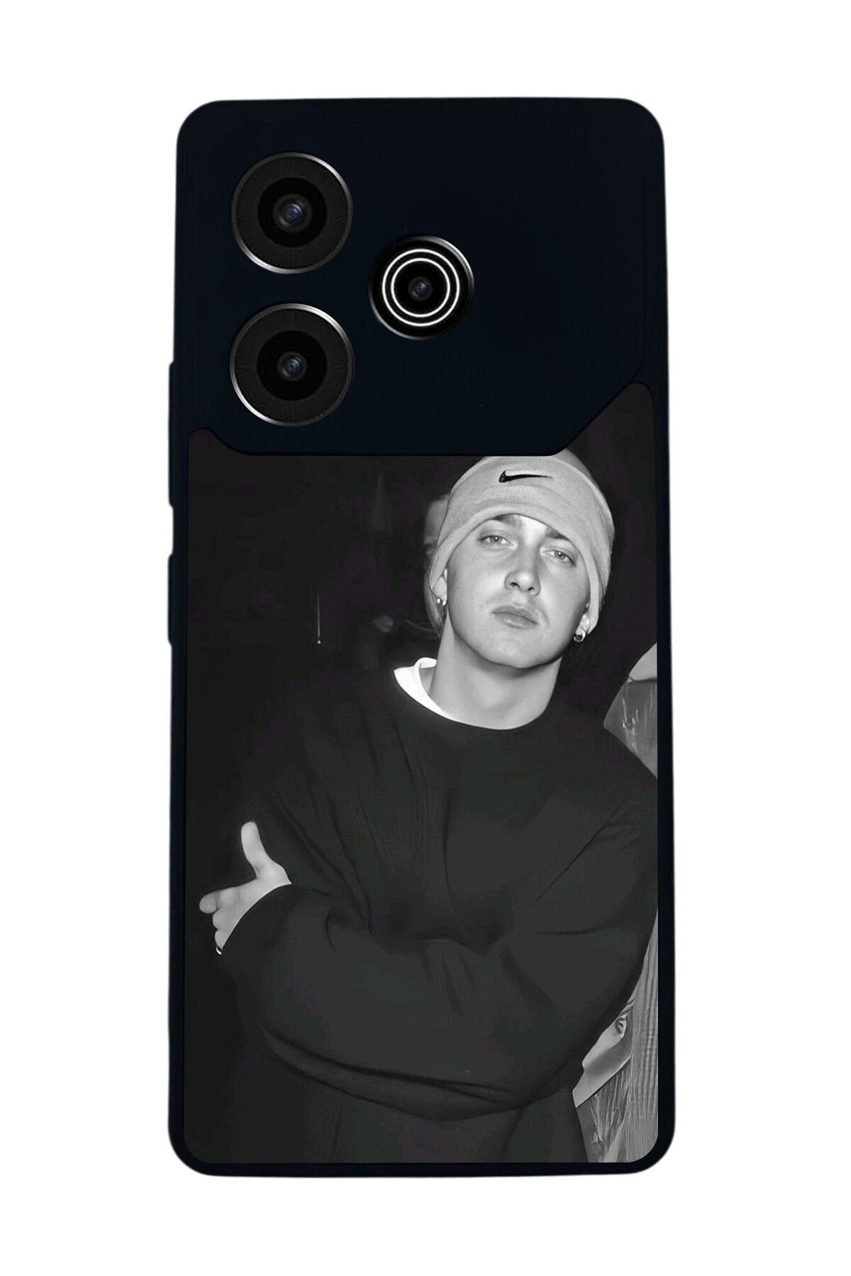 Tecno Pova 6 Uyumlu Eminem Tasarımlı Glossy Premium Kılıf