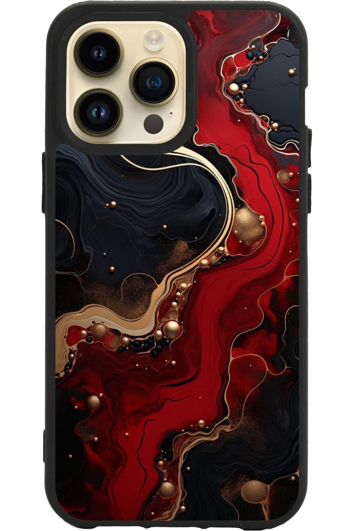 Apple iPhone 16 Pro Siyah Silikon Kılıf Çiziklere ve Darbelere Karşı Koruma