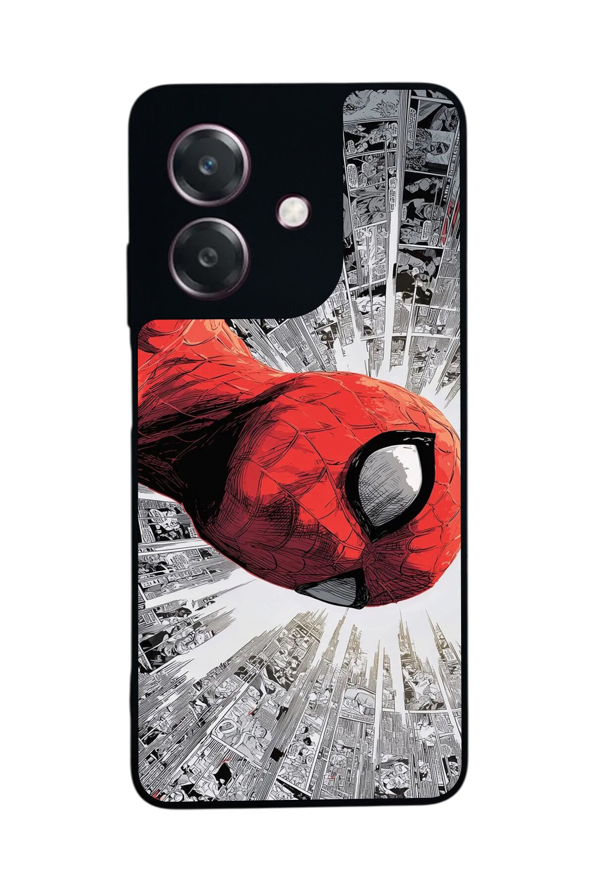 Oppo A3 5G Uyumlu Spider Man ( Örümcek Adam ) Tasarımlı Glossy Premium Kılıf