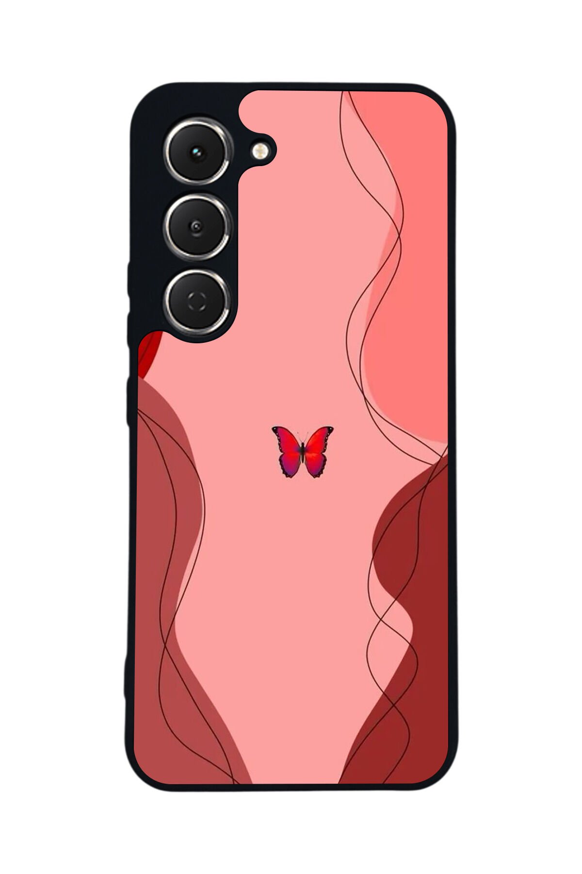 Tecno Spark 40 Pro Uyumlu Kelebek Tasarımlı Glossy Premium Kılıf