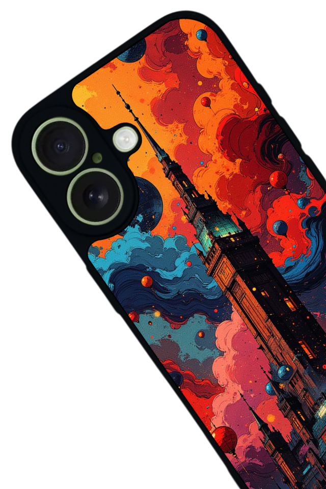 iPhone 17 Uyumlu Abstract Tasarımlı Glossy Premium Kılıf