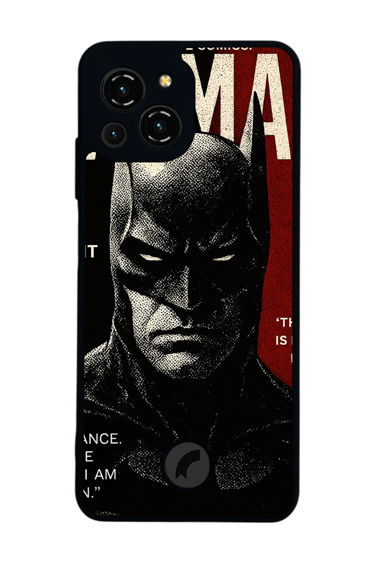 Reeder S23 Pro Max Uyumlu Batman Tasarımlı Glossy Premium Kılıf