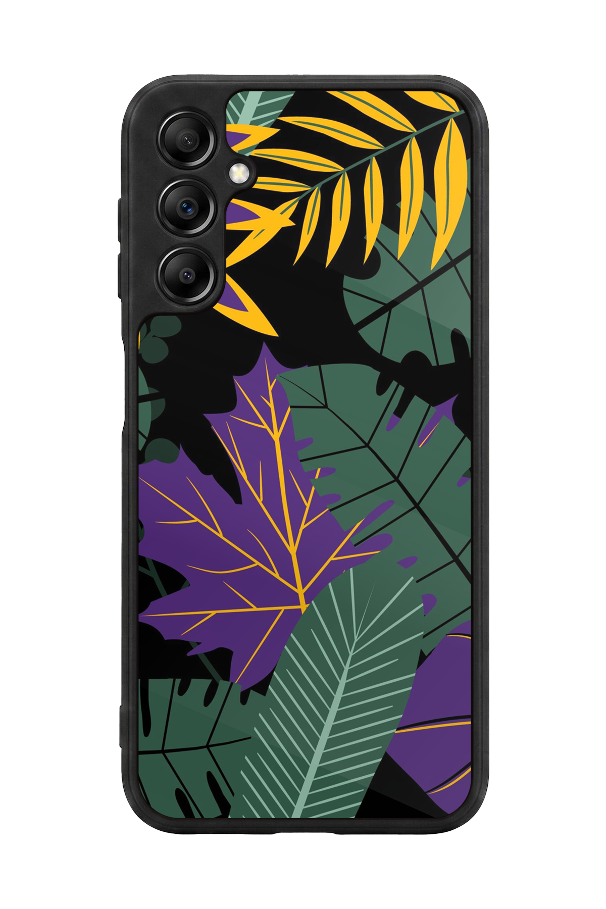 Samsung Galaxy A14 Uyumlu Botanik Tasarımlı Glossy Premium Kılıf