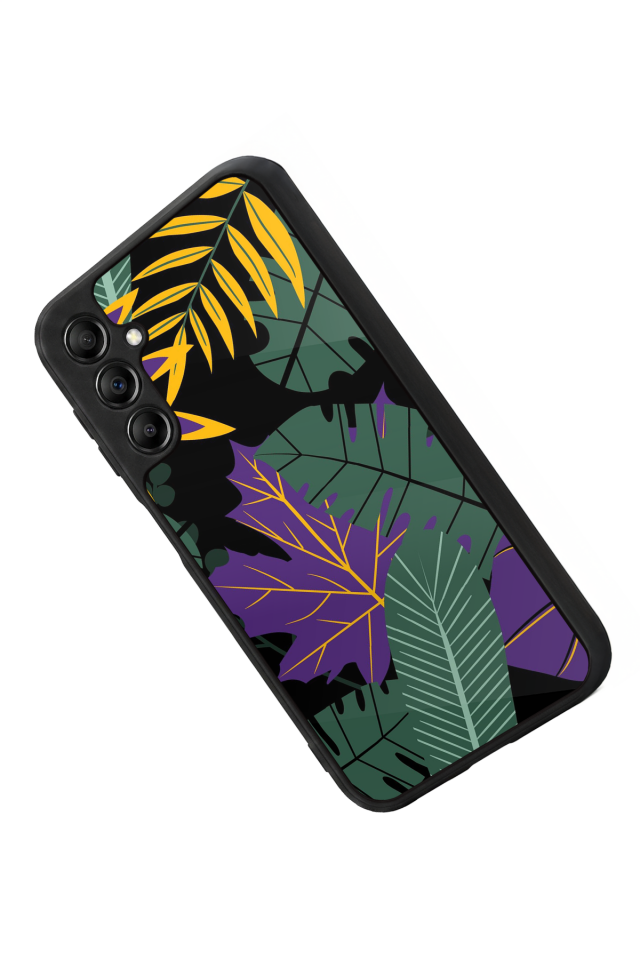 Samsung Galaxy A14 Uyumlu Botanik Tasarımlı Glossy Premium Kılıf