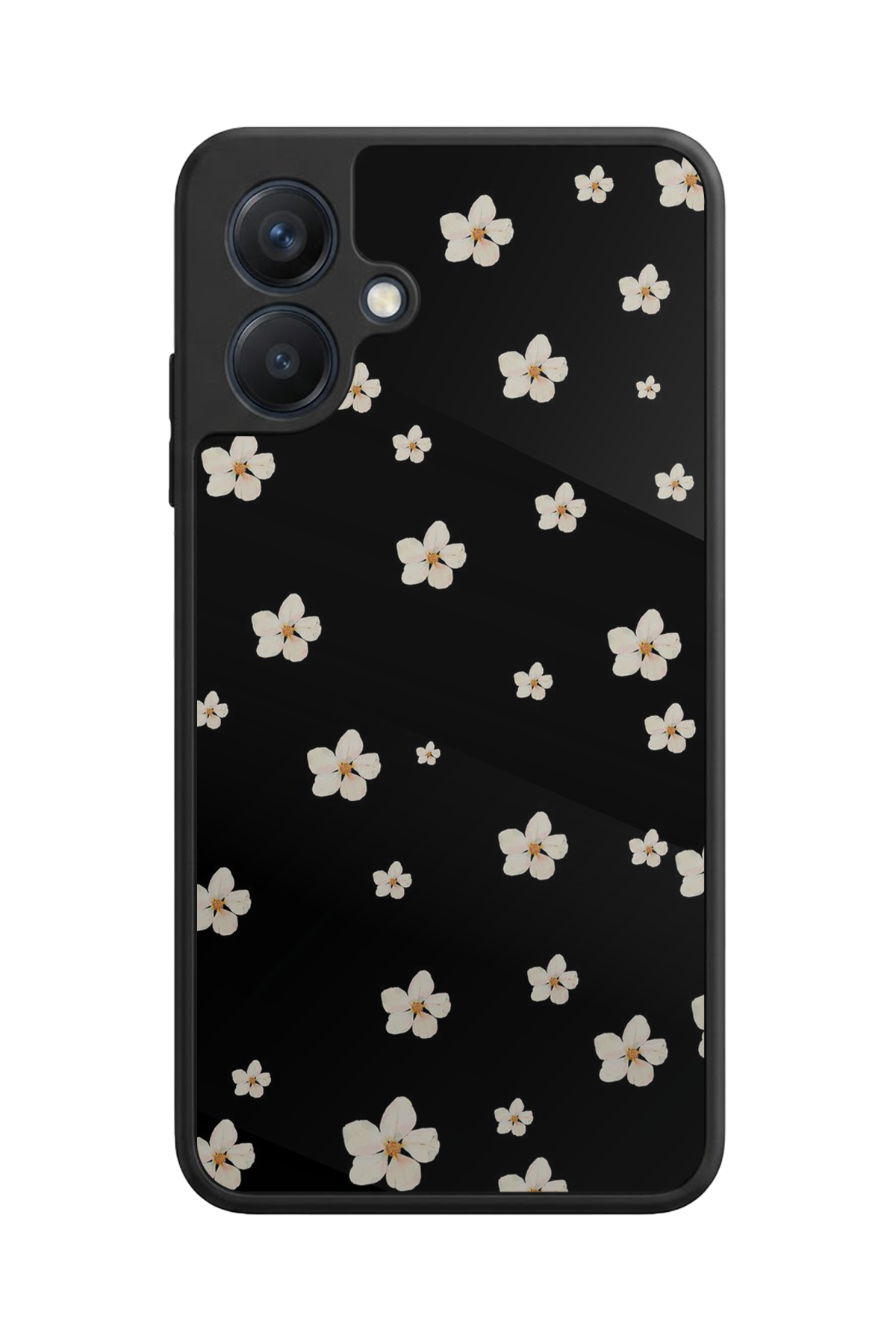 Samsung Galaxy A07 Uyumlu Cicek Tasarımlı Glossy Premium Kılıf