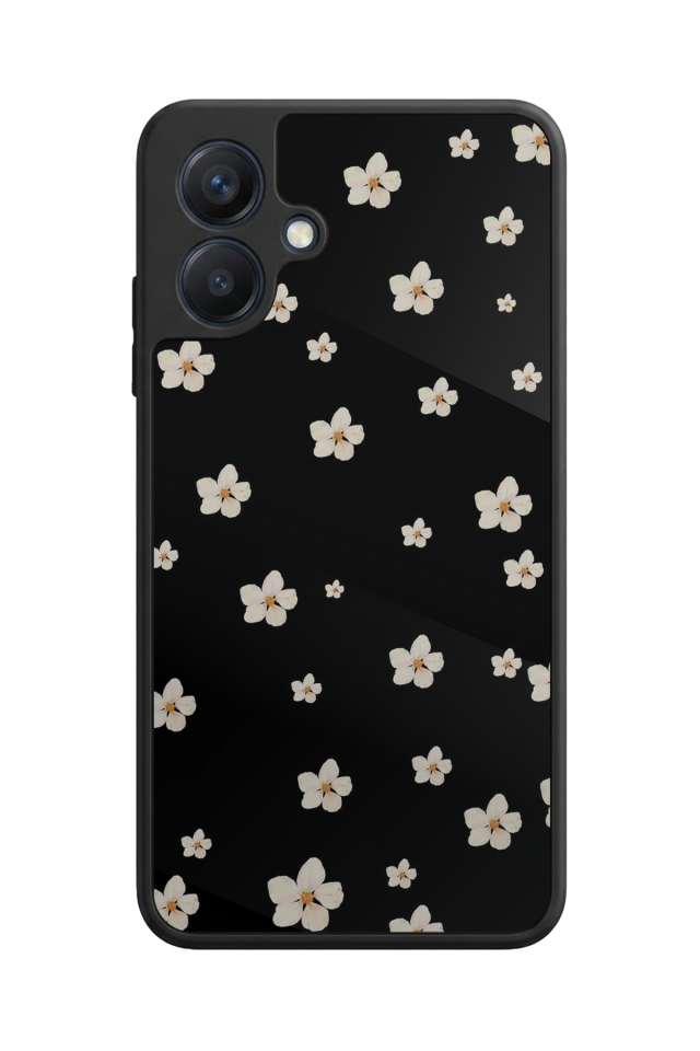 Samsung Galaxy A07 Uyumlu Cicek Tasarımlı Glossy Premium Kılıf