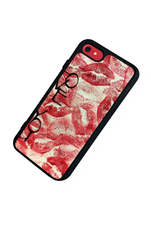 iPhone SE Uyumlu Dudak Tasarımlı Glossy Premium Kılıf