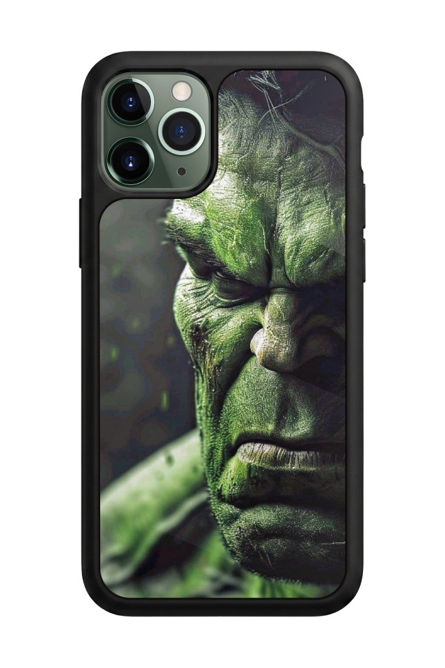 iPhone 11 Pro Max Uyumlu Hulk Tasarımlı Glossy Premium Kılıf