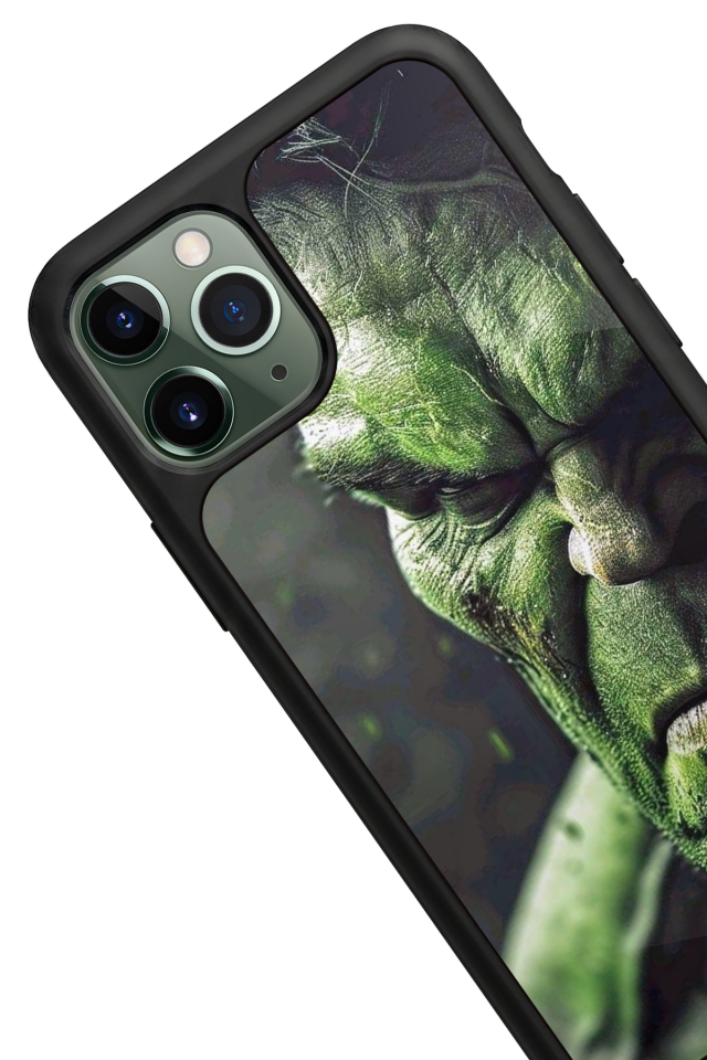 iPhone 11 Pro Max Uyumlu Hulk Tasarımlı Glossy Premium Kılıf