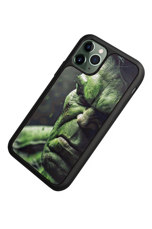 iPhone 11 Pro Max Uyumlu Hulk Tasarımlı Glossy Premium Kılıf
