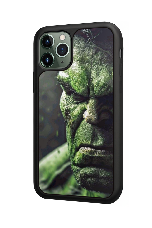 iPhone 11 Pro Max Uyumlu Hulk Tasarımlı Glossy Premium Kılıf