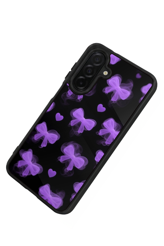 Samsung Galaxy A56 Uyumlu Kurdele Tasarımlı Glossy Premium Kılıf