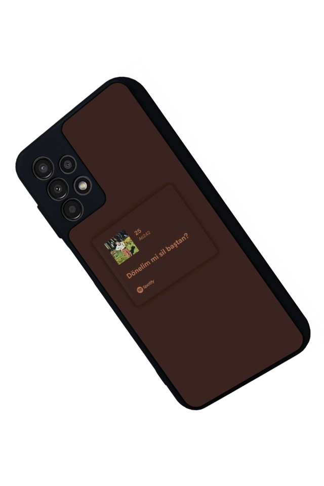 Samsung Galaxy A23 Uyumlu Sarki Sozleri Tasarımlı Glossy Premium Kılıf