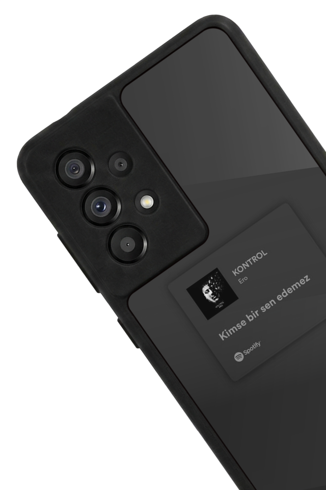 Samsung Galaxy A73 Uyumlu Sarki Sozleri Tasarımlı Glossy Premium Kılıf