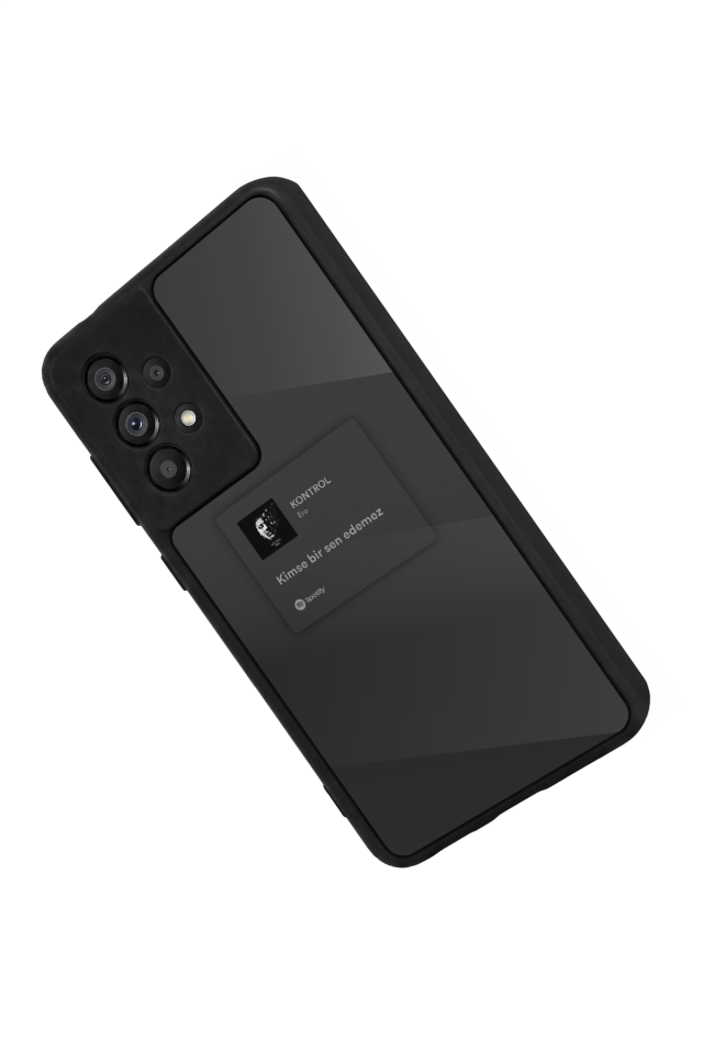 Samsung Galaxy A73 Uyumlu Sarki Sozleri Tasarımlı Glossy Premium Kılıf