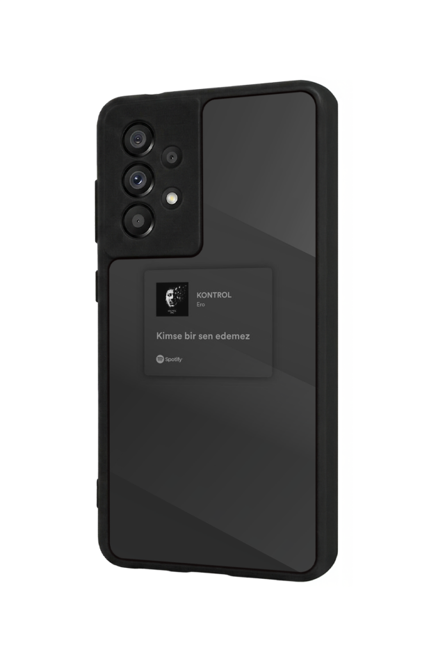 Samsung Galaxy A73 Uyumlu Sarki Sozleri Tasarımlı Glossy Premium Kılıf
