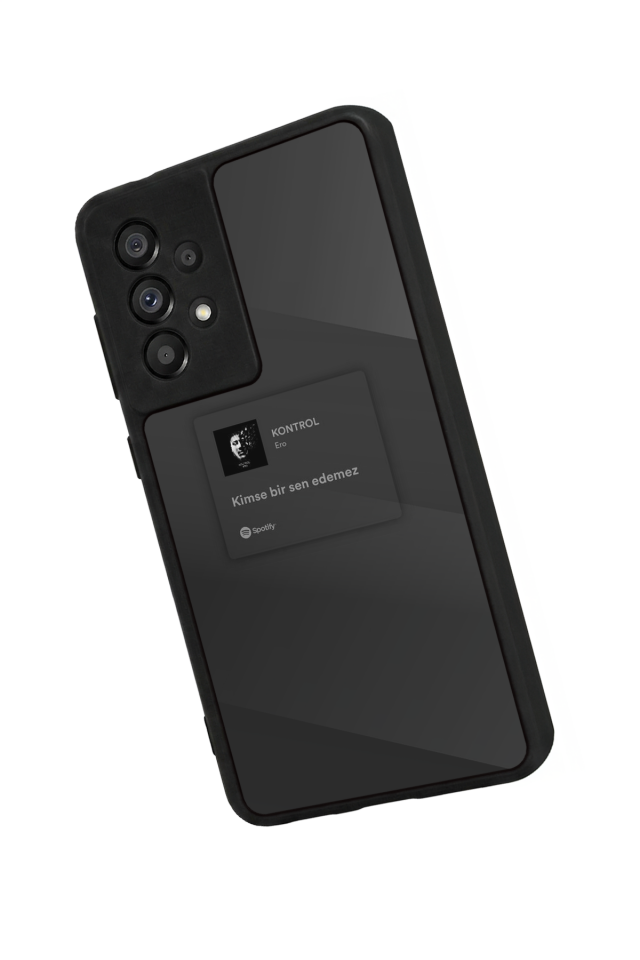 Samsung Galaxy A73 Uyumlu Sarki Sozleri Tasarımlı Glossy Premium Kılıf
