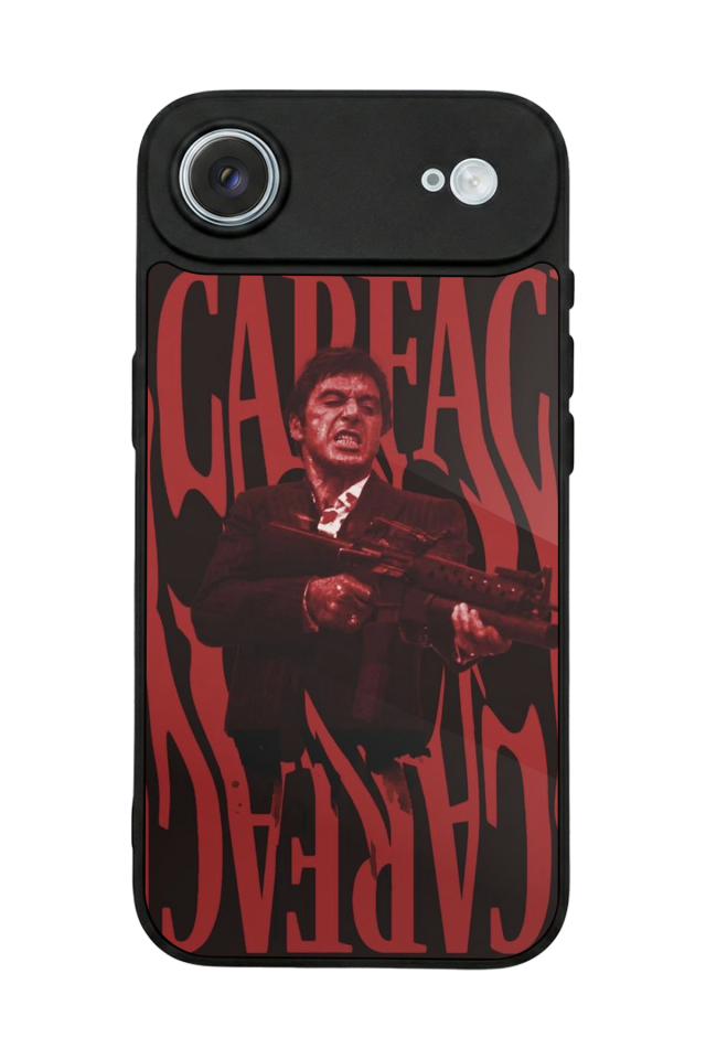 iPhone 17 Air Uyumlu Scarface Tasarımlı Glossy Premium Kılıf