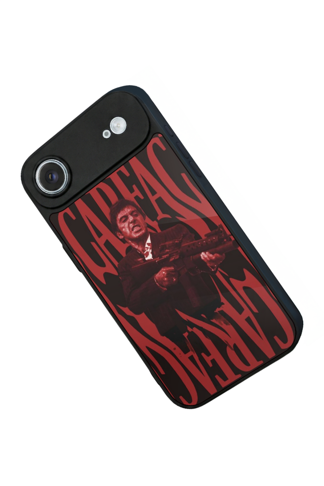 iPhone 17 Air Uyumlu Scarface Tasarımlı Glossy Premium Kılıf