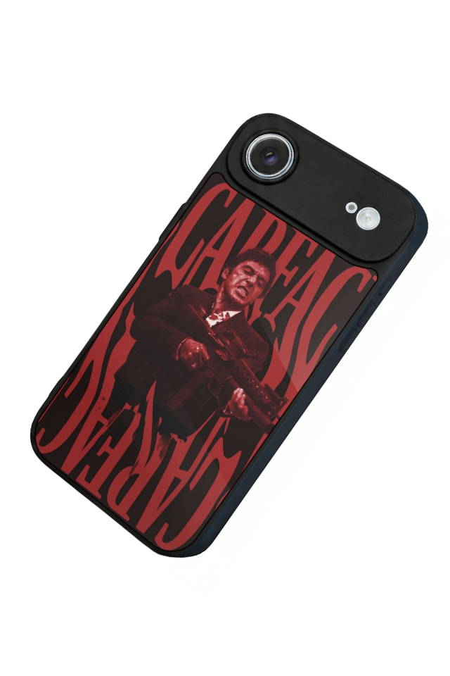 iPhone 17 Air Uyumlu Scarface Tasarımlı Glossy Premium Kılıf